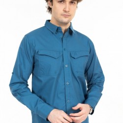 AKN 313 PREMIUM RIPSTOP TAKTİK GÖMLEK-MAVİ