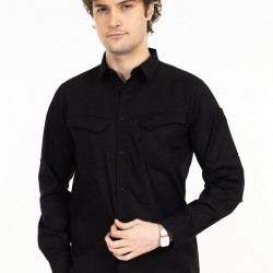 AKN 313 PREMIUM RIPSTOP TAKTİK GÖMLEK-SİYAH