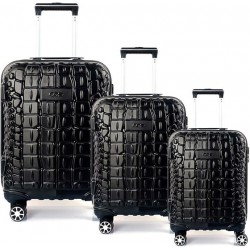 ÇS 5201 CROCODILE ABS 3'LÜ VALİZ SETİ ÇS 5201 CROCODILE ABS 3'LÜ VALİZ SETİ