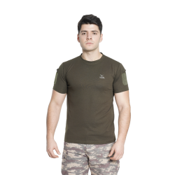 Vogel Kısa Kol Yakasız Taktik T-shirt Haki Vogel Kısa Kol Yakasız Taktik T-shirt Haki